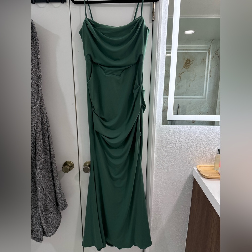 House of CB Milena Jersey Corset Maxi Dress - Forest